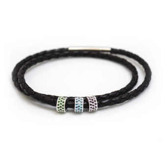 double foxtail bracelet