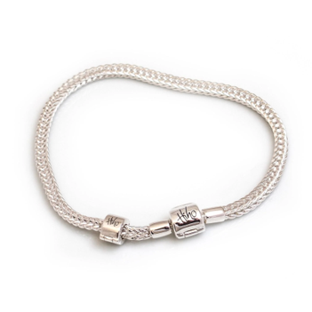 silver foxtail bracelet