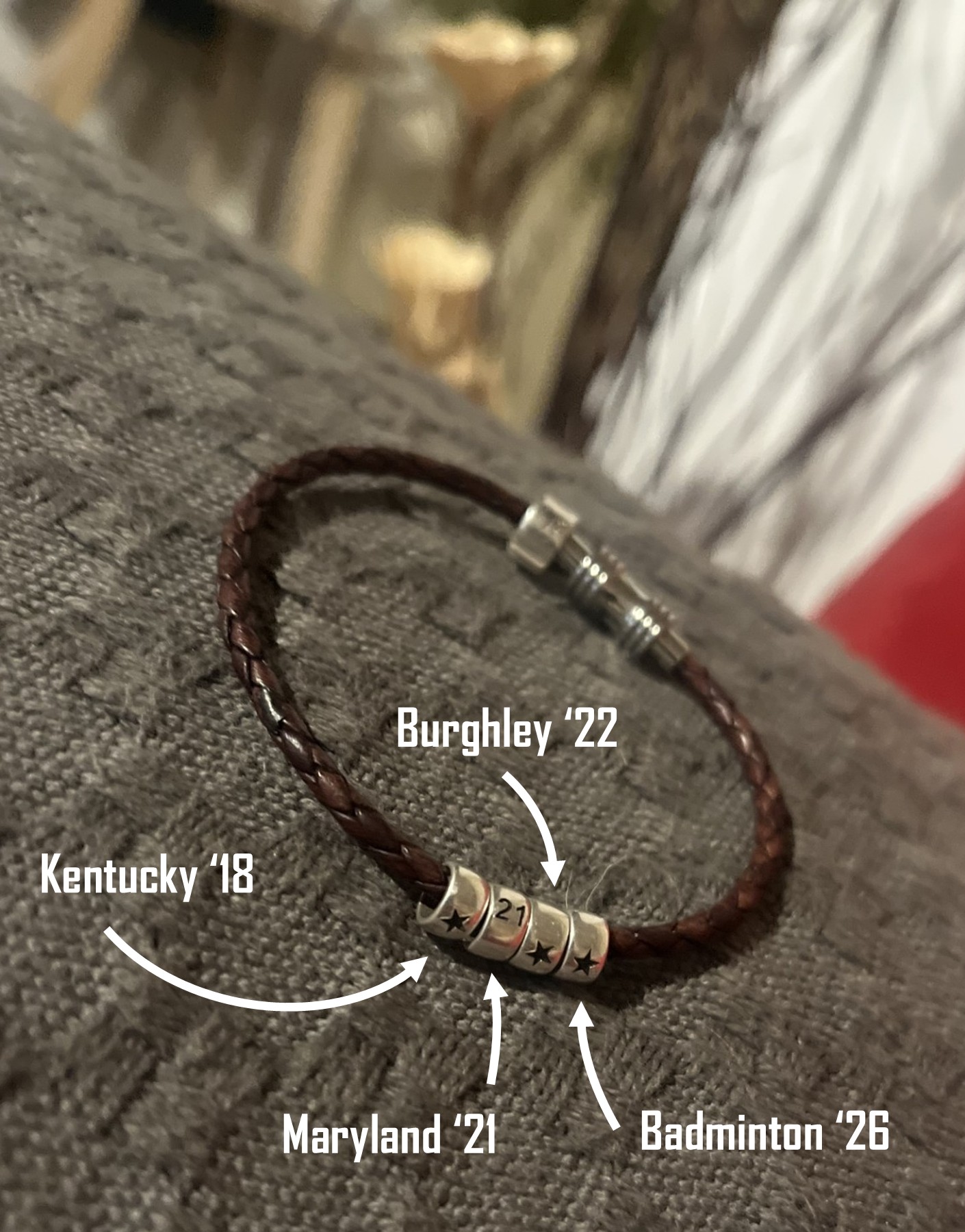 amber bracelets labeled